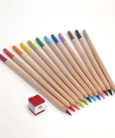 12er-Pack Buntstifte 2.0 mit Aufsatz